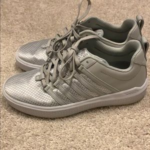 K Swiss Metallic Silver